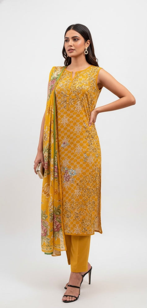 Beechtree 3 Piece Premium Lawn Suit