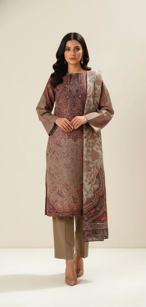 Beechtree 3 Piece Premium Lawn Suit