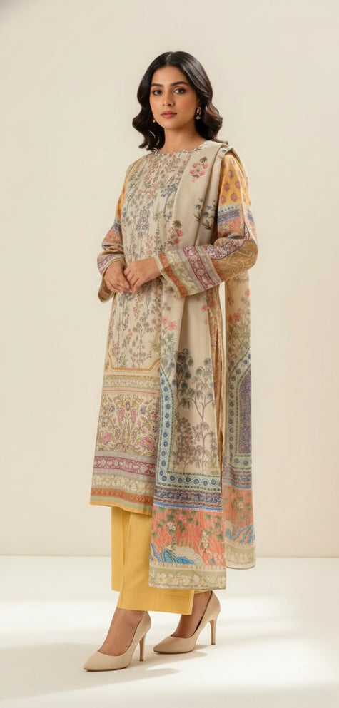 Beechtree 3 Piece Premium Lawn Suit