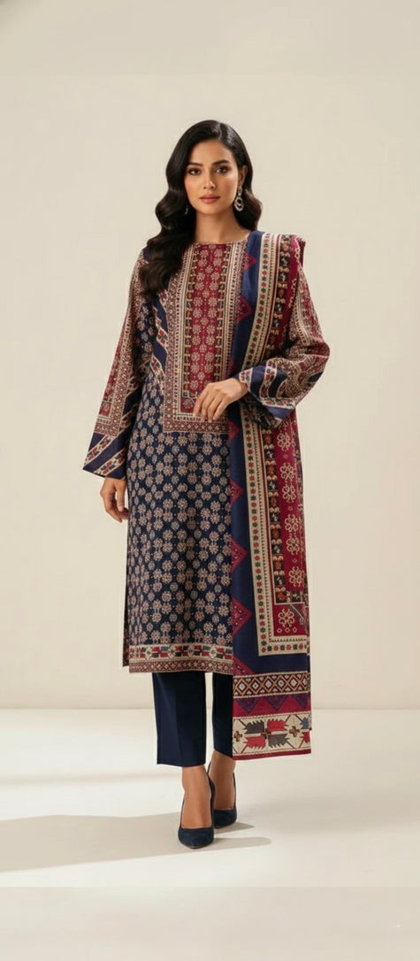 Beechtree 3 Piece Premium Lawn Suit